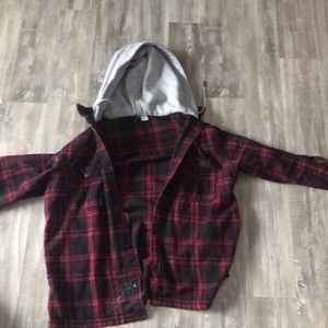 Flannel/hoodie